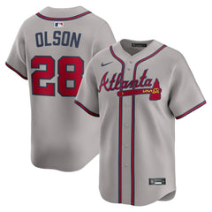 Matt Olson Atlanta Braves Road Limited Player Jersey - Gray | Nike