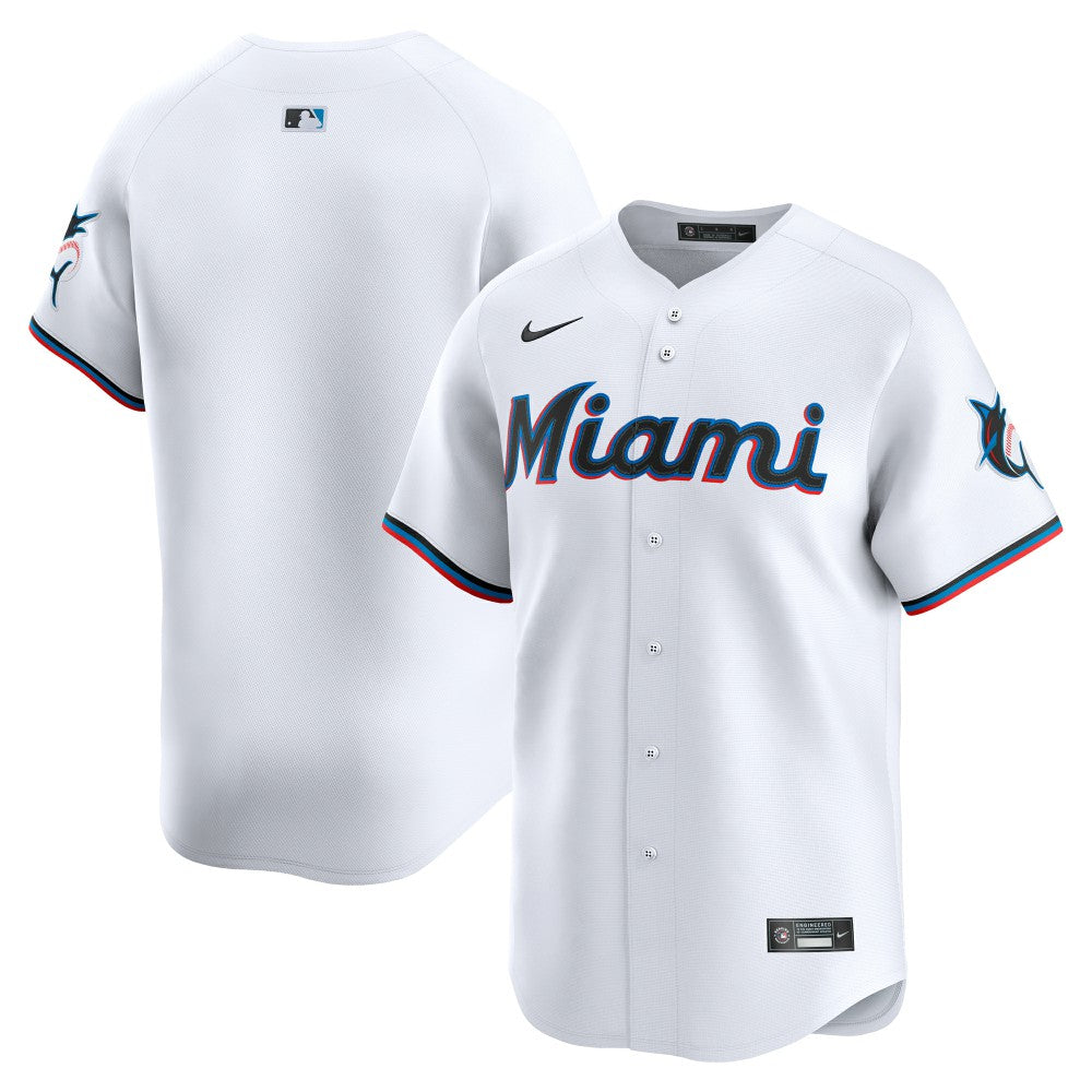 Miami Marlins Home Limited Jersey - White | Nike
