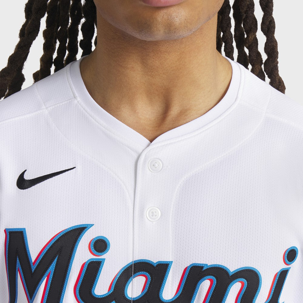 Miami Marlins Home Limited Jersey - White | Nike