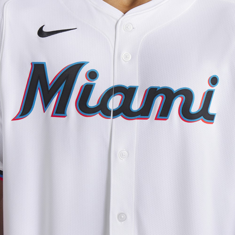 Miami Marlins Home Limited Jersey - White | Nike