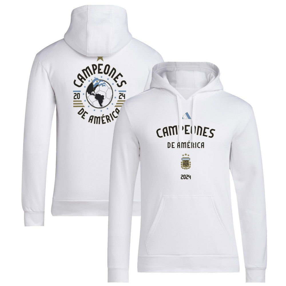 Argentina National Team 2024 Copa America Champions Pullover Hoodie / Soccer On sale