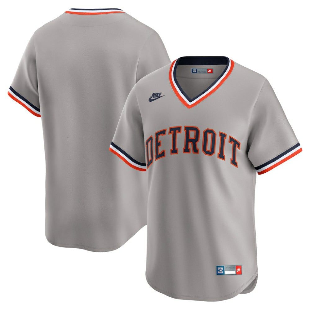Detroit Tigers Cooperstown Collection Limited Jersey - Gray | Nike