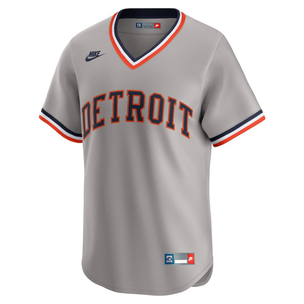Detroit Tigers Cooperstown Collection Limited Jersey - Gray | Nike