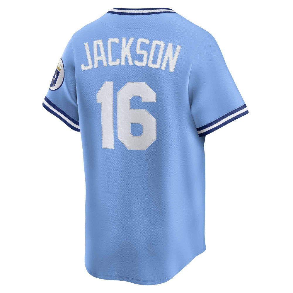 Bo Jackson Kansas City Royals Throwback Cooperstown Collection Limited Jersey - Light Blue | Nike