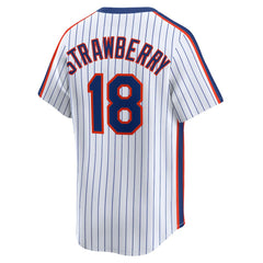 Darryl Strawberry New York Mets Throwback Cooperstown Collection Limited Jersey - White | Nike