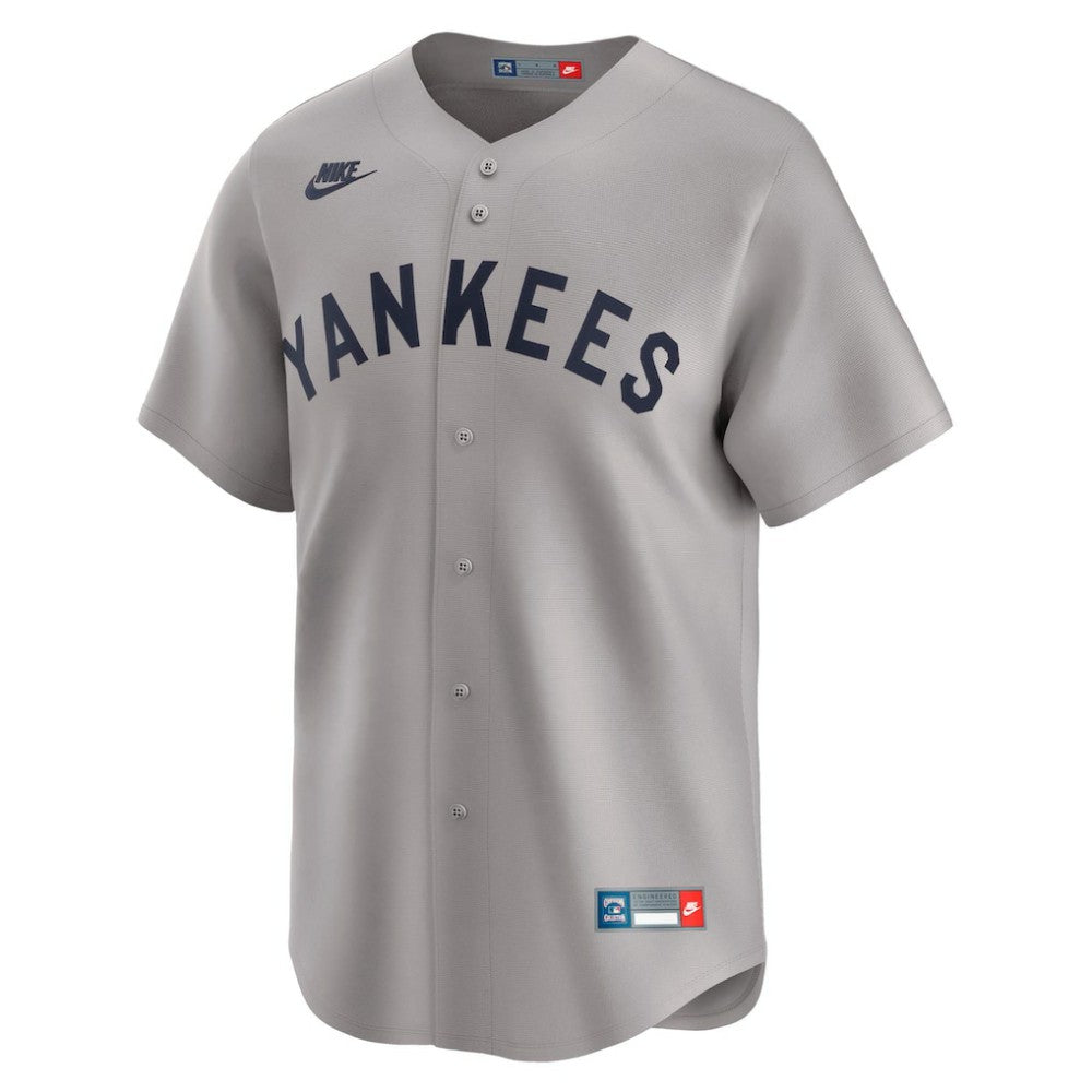 Babe Ruth New York Yankees Throwback Cooperstown Collection Limited Jersey - Gray | Nike