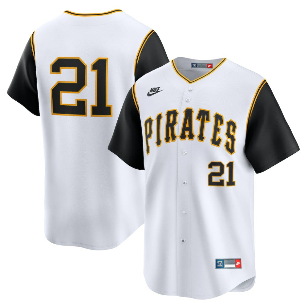 Roberto Clemente Pittsburgh Pirates Cooperstown Collection Limited Jersey - White | Nike