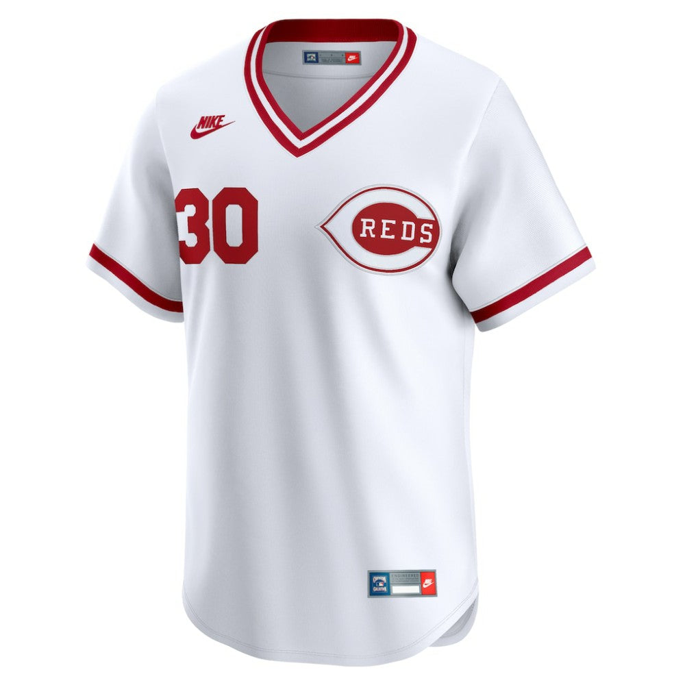 Ken Griffey Cincinnati Reds Throwback Cooperstown Collection Limited Jersey - White | Nike