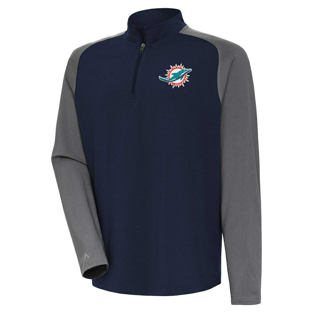 NFL Miami Dolphins Antigua Dauntless Quarter-Zip Top