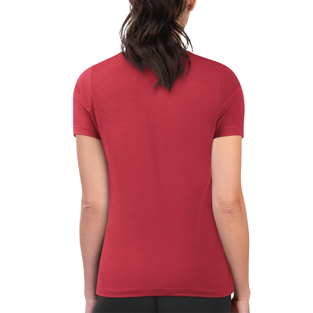 Minnesota Twins G-III 4Her by Carl Banks Women's Super-Slim Fit Lightweight Flowers Graphic T-Shirt - Red