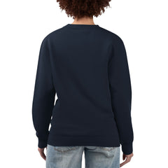 Cleveland Guardians G-III 4Her by Carl Banks Women's Flowers Graphic Pullover Sweatshirt - Navy