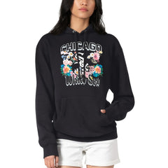 Chicago White Sox G-III 4Her by Carl Banks Women's Flowers Graphic Pullover Hoodie - Black
