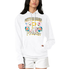 Pittsburgh Pirates G-III 4Her by Carl Banks Women's Flowers Graphic Pullover Hoodie - White