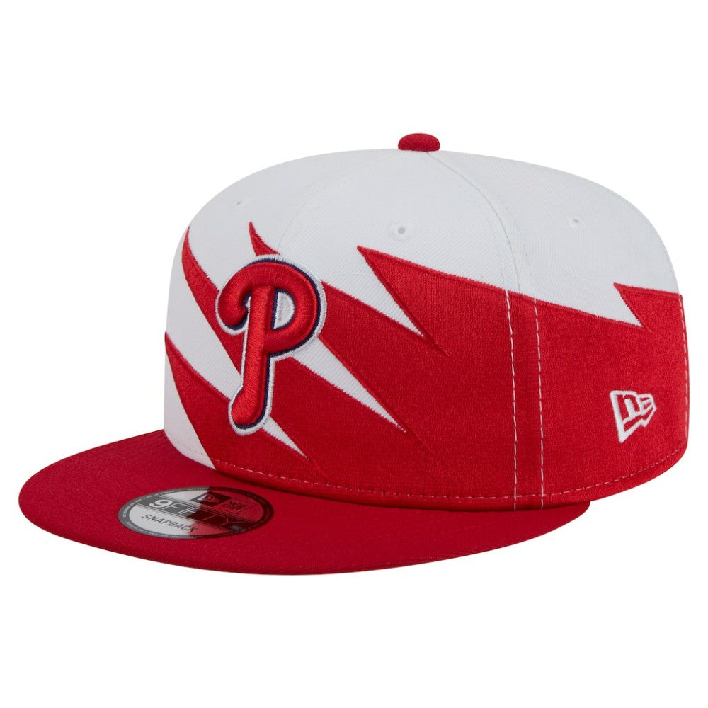 Philadelphia Phillies Jagged 9FIFTY Snapback Hat - Red/White | New Era