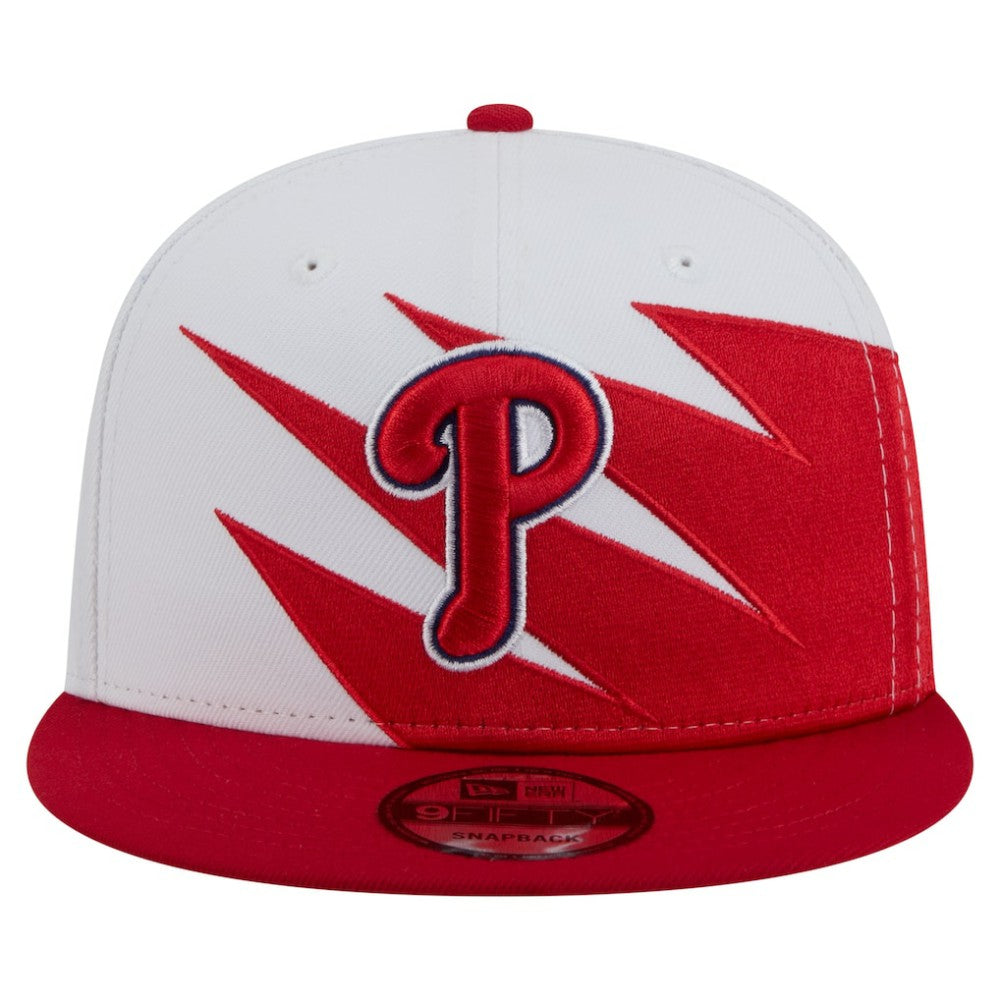 Philadelphia Phillies Jagged 9FIFTY Snapback Hat - Red/White | New Era