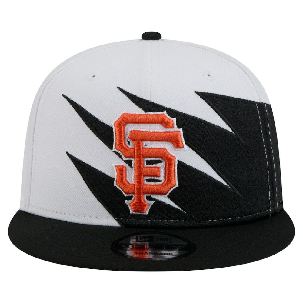 San Francisco Giants Jagged 9FIFTY Snapback Hat - Black/White | New Era