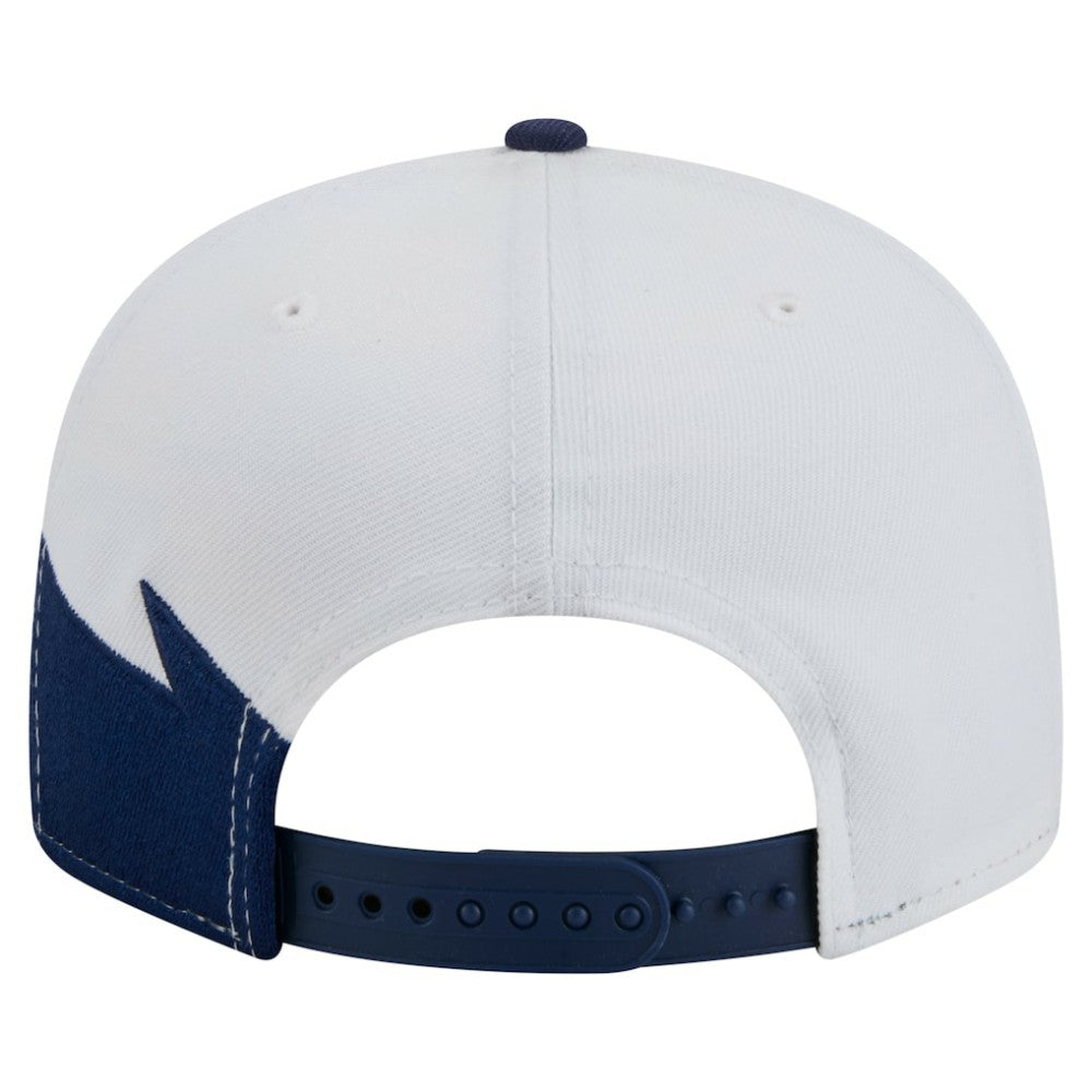 Tampa Bay Rays Jagged 9FIFTY Snapback Hat - Navy/White | New Era