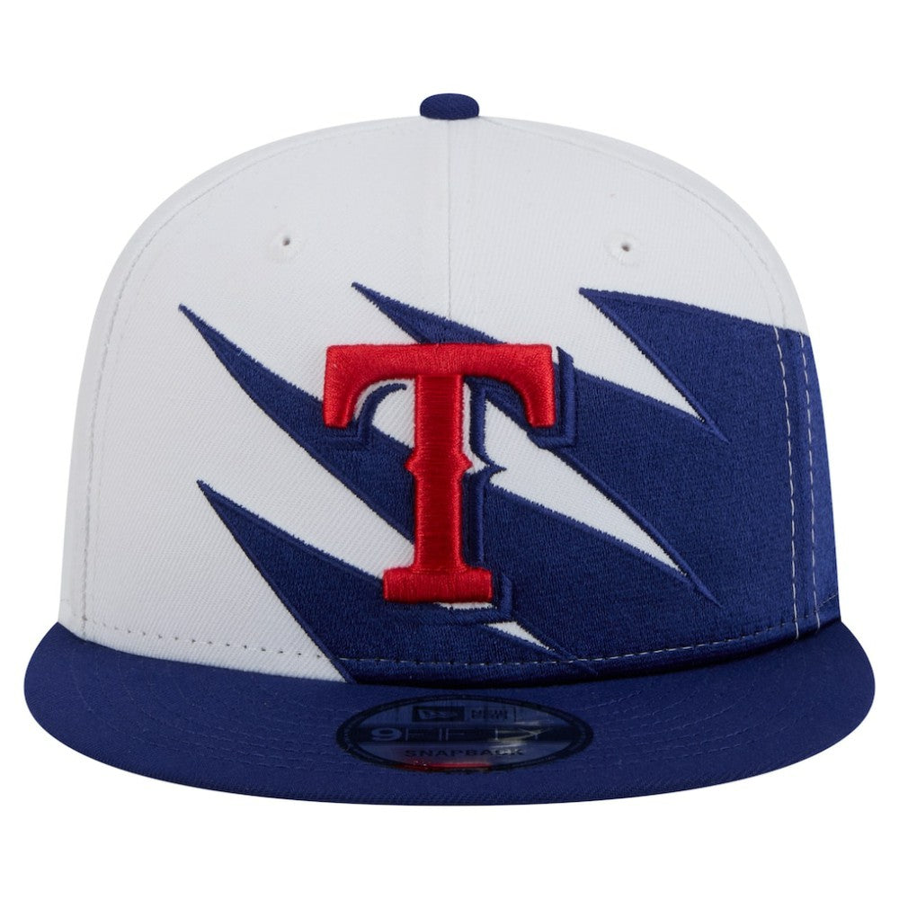Texas Rangers Jagged 9FIFTY Snapback Hat - Royal/White | New Era