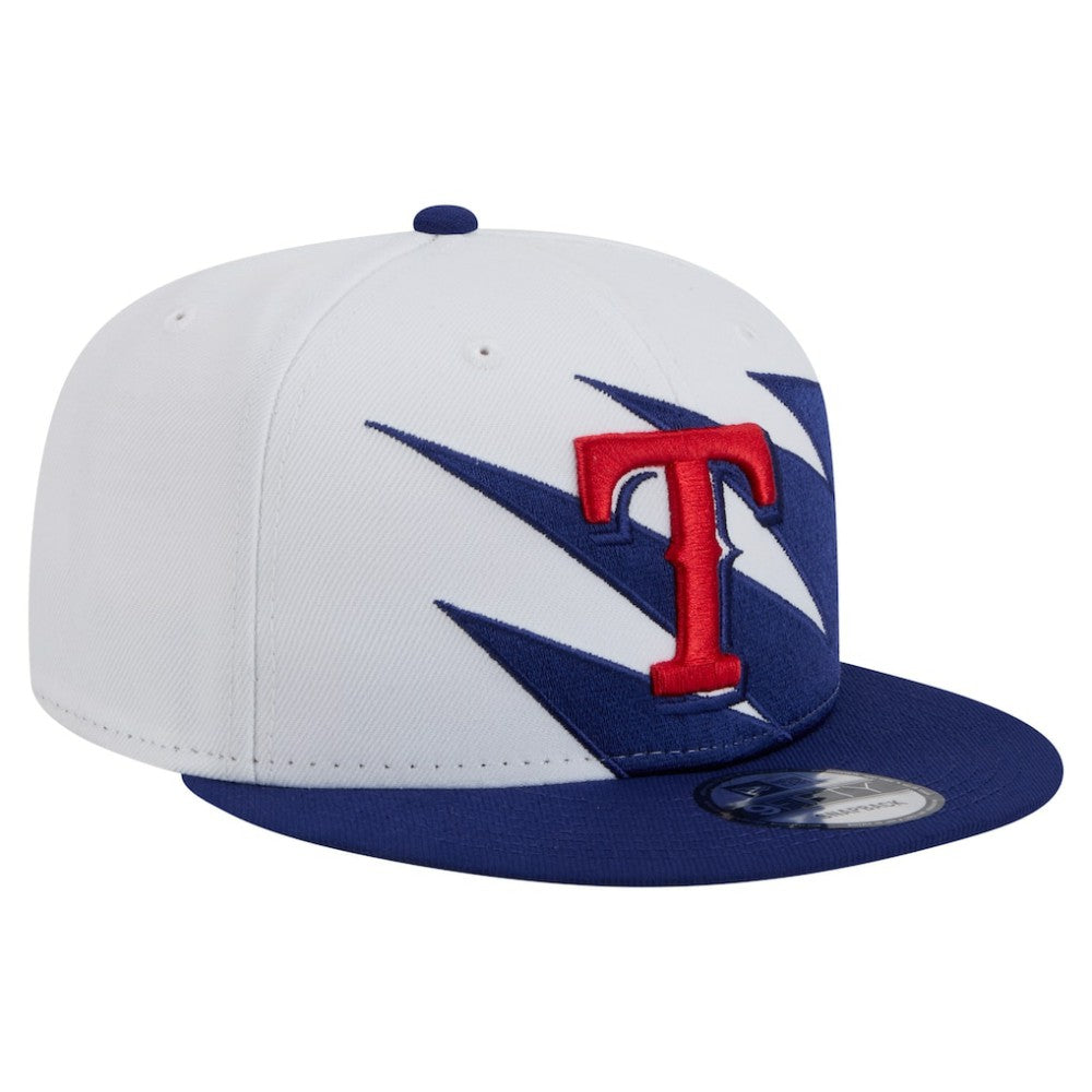 Texas Rangers Jagged 9FIFTY Snapback Hat - Royal/White | New Era