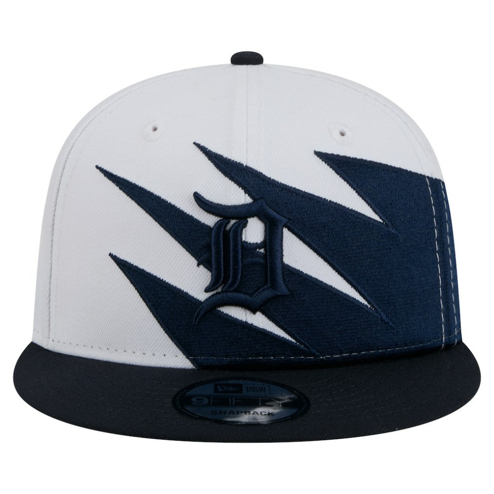 Detroit Tigers Jagged 9FIFTY Snapback Hat - Navy/White | New Era