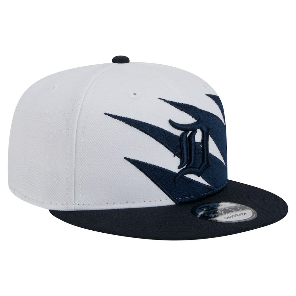 Detroit Tigers Jagged 9FIFTY Snapback Hat - Navy/White | New Era