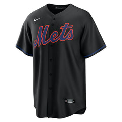 Francisco Alvarez New York Mets Alternate Replica Jersey - Black | Nike