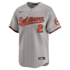 Gunnar Henderson Baltimore Orioles Road Limited Player Jersey - Gray | Nike