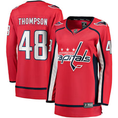 Logan Thompson Washington Capitals Fanatics Women's Home Breakaway Jersey