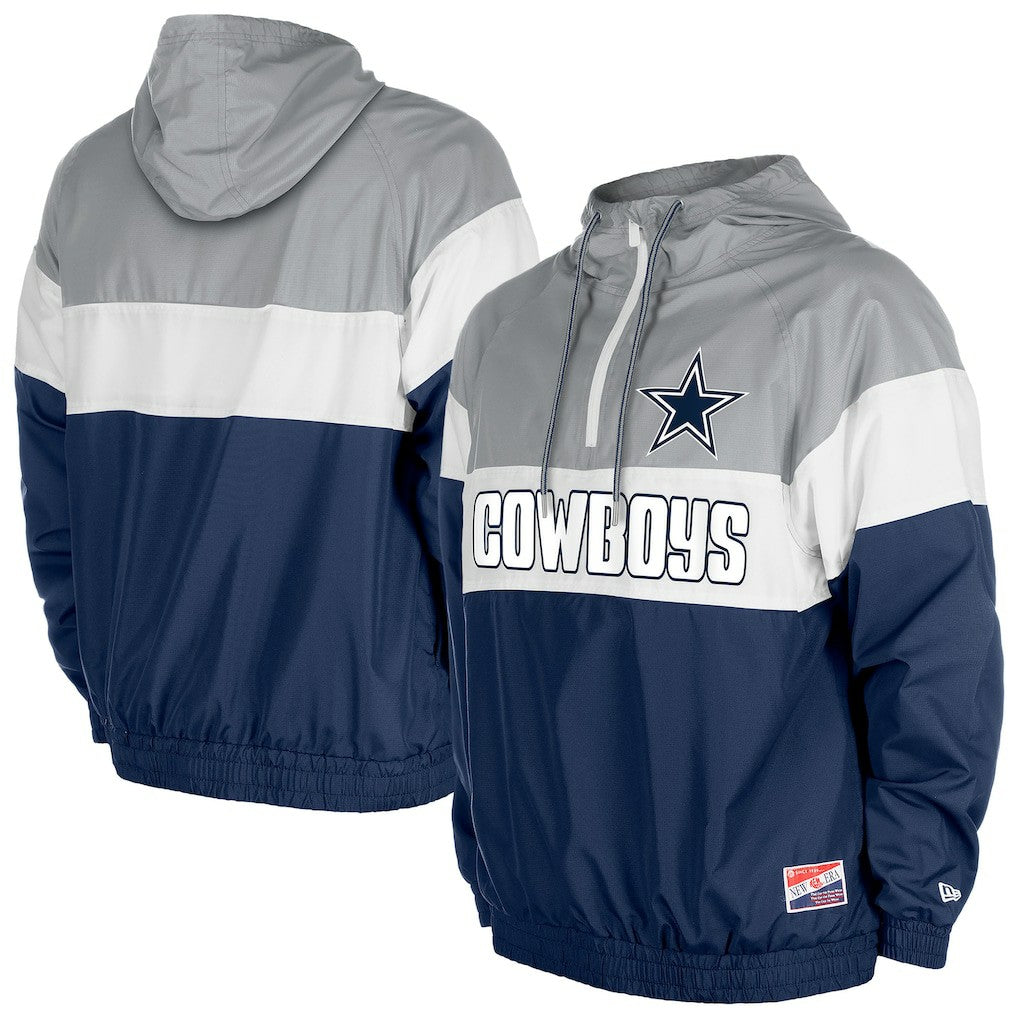 NFL Dallas Cowboys Pullover Quarter-Zip Hoodie Jacket