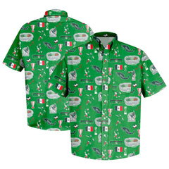 Mexico National Team Vive La Fete Impressions Artwork Button-Down Shirt / Soccer Online
