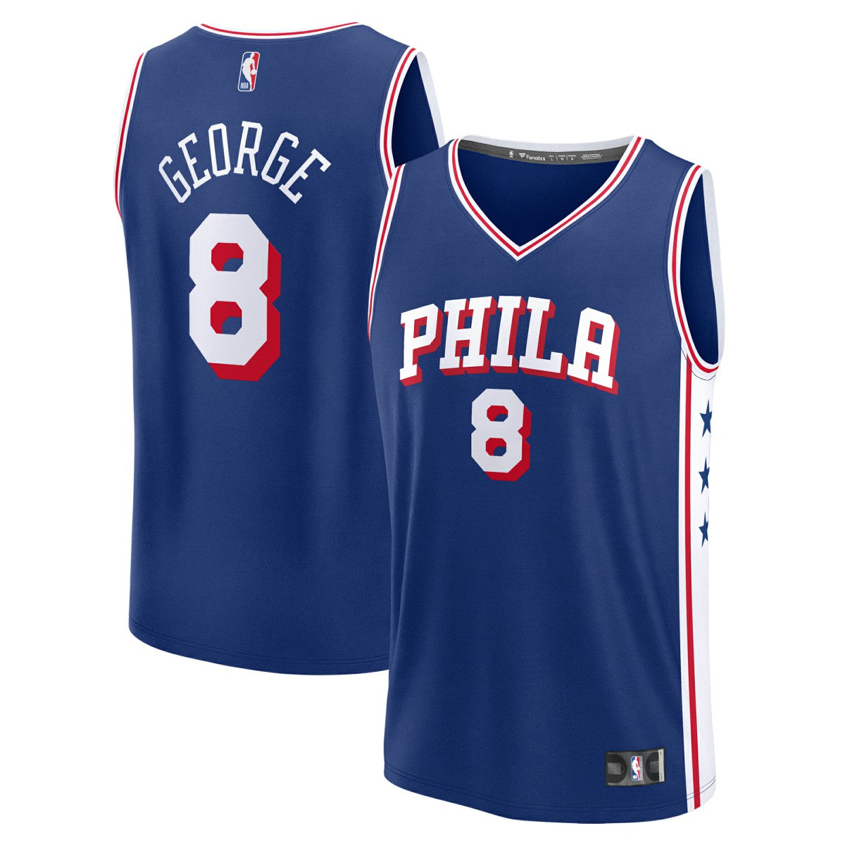 Paul George Philadelphia 76ers Youth Fast Break Replica Player Jersey - Icon Edition - Royal | Fanatics on sale