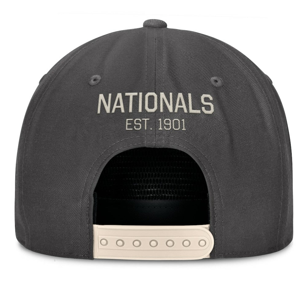 Washington Nationals Closer Adjustable Hat - Charcoal