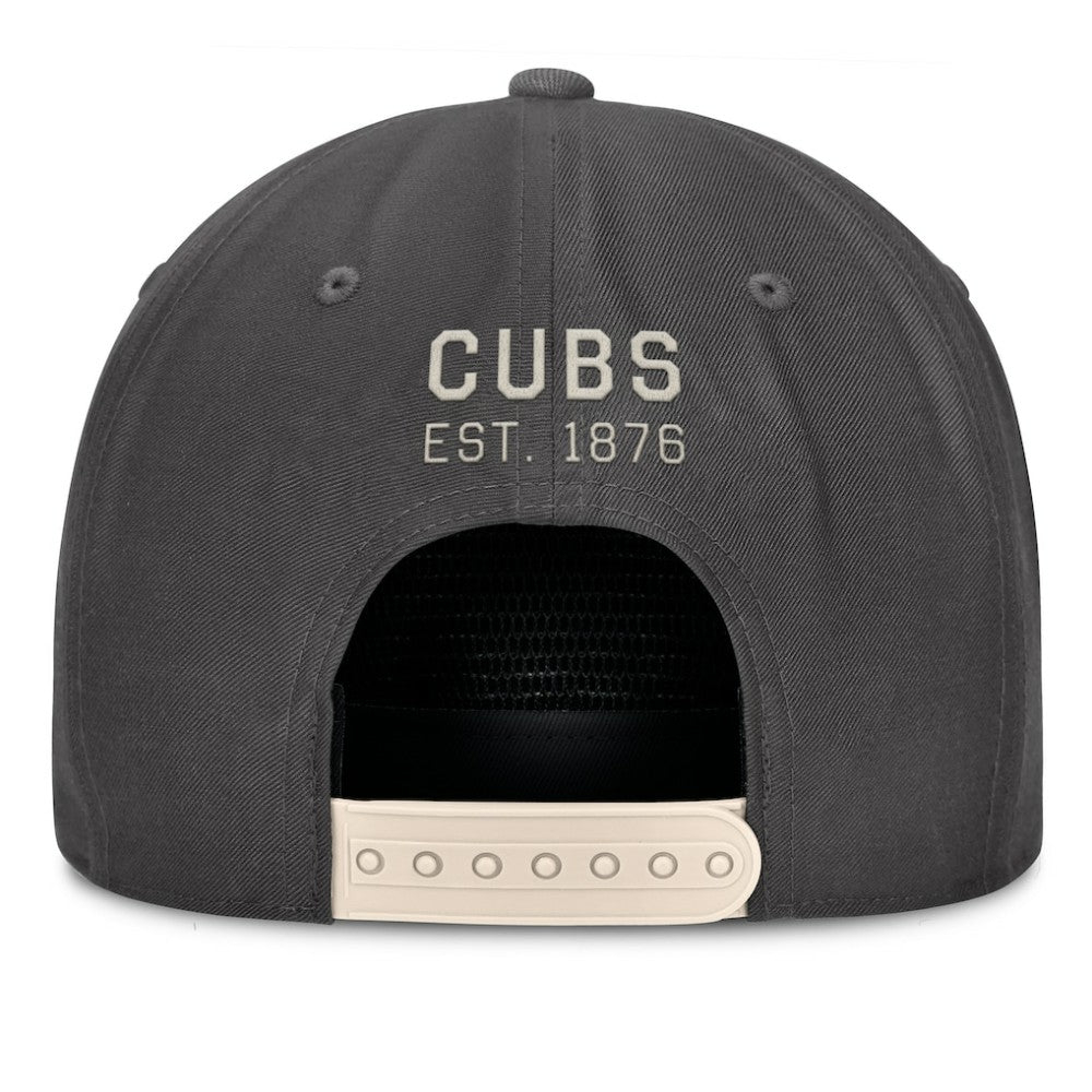 Chicago Cubs Closer Adjustable Hat - Charcoal