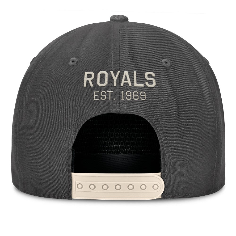 Kansas City Royals Closer Adjustable Hat - Charcoal