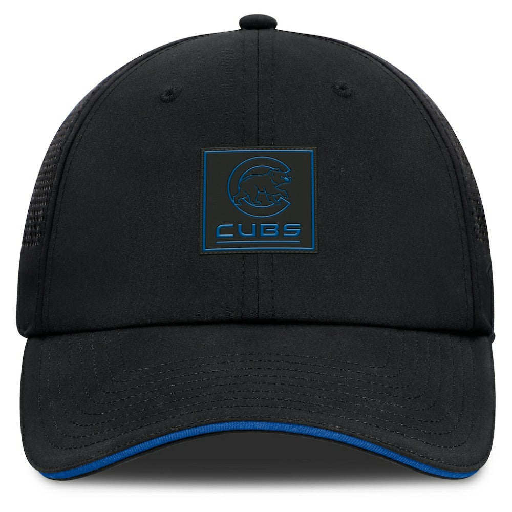 Chicago Cubs Level Up Driver Adjustable Hat - Black