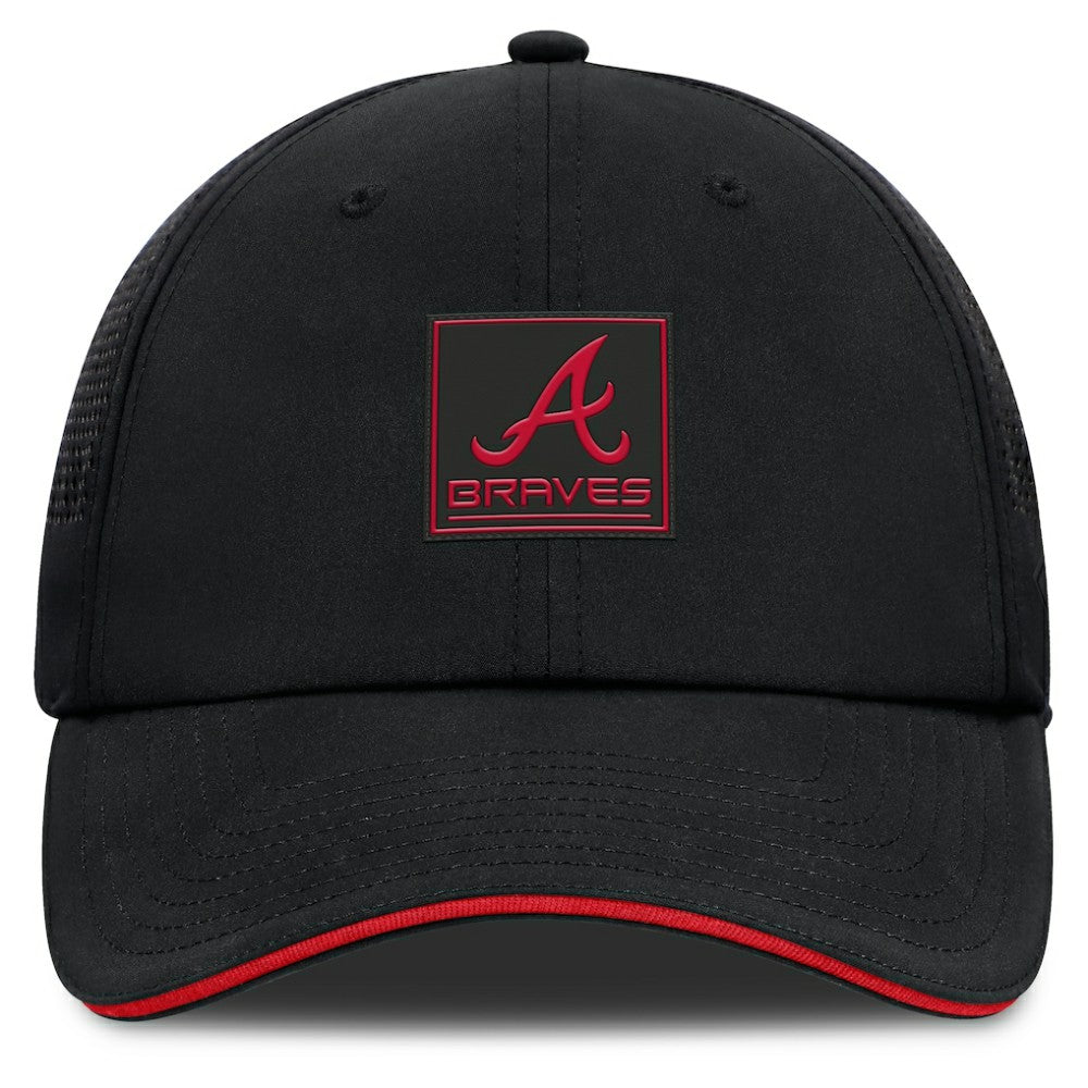 Atlanta Braves Level Up Driver Adjustable Hat - Black