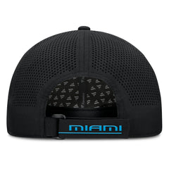 Miami Marlins Level Up Driver Adjustable Hat - Black