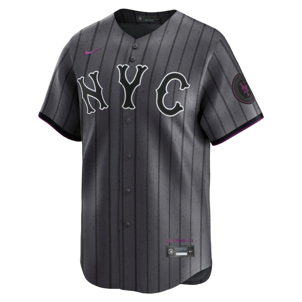 New York Mets City Connect Limited Jersey - Gray | Nike