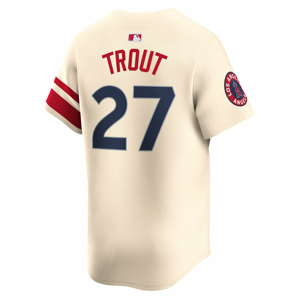 Mike Trout Los Angeles Angels City Connect Limited Jersey - Natural | Nike