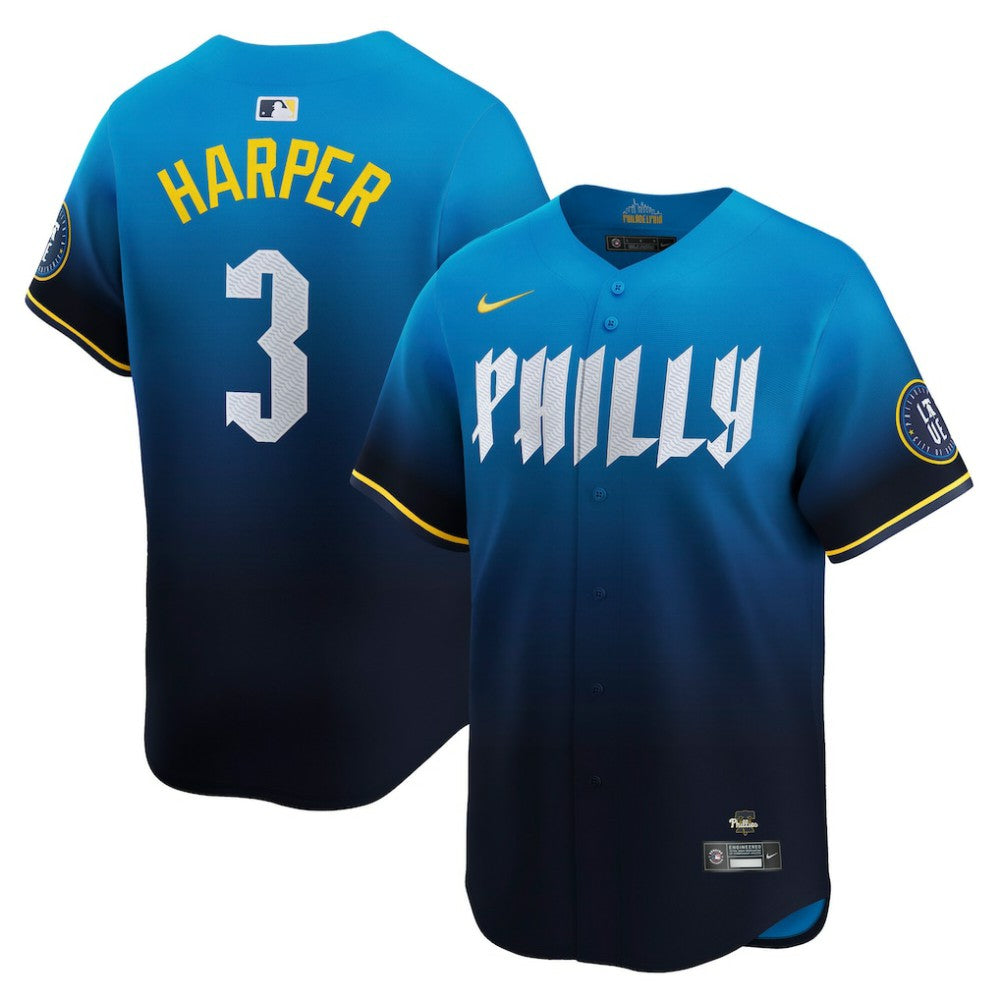 Bryce Harper Philadelphia Phillies City Connect Limited Jersey - Blue | Nike