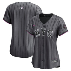 New York Mets Women's City Connect Limited Jersey - Gray | Nike