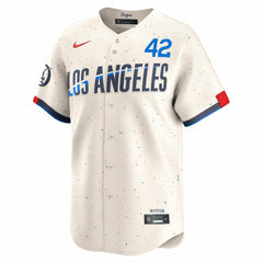Jackie Robinson Los Angeles Dodgers City Connect Limited Player Jersey - Cream | Nike