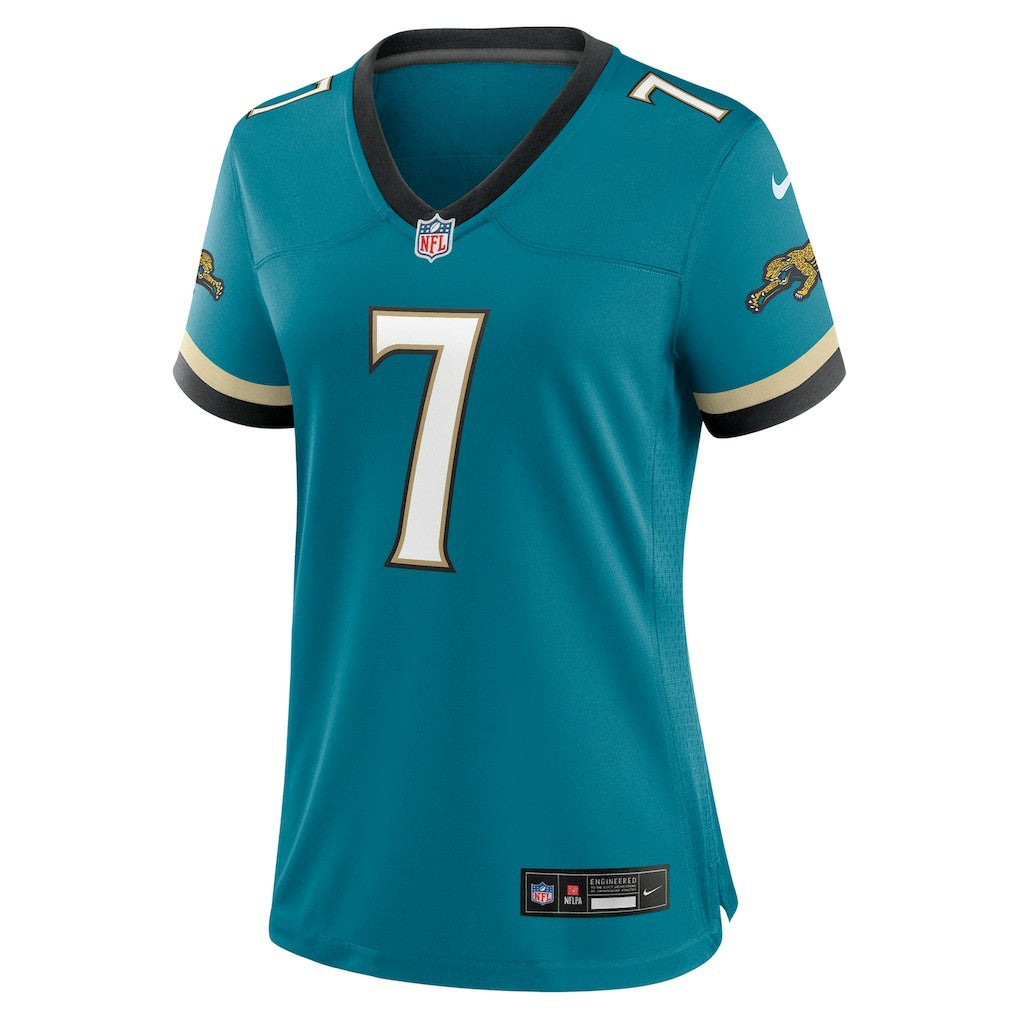 NFL Jacksonville Jaguars Brian Thomas Jr.  Women's Prowler Throwback Game Jersey