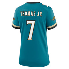 NFL Jacksonville Jaguars Brian Thomas Jr.  Women's Prowler Throwback Game Jersey