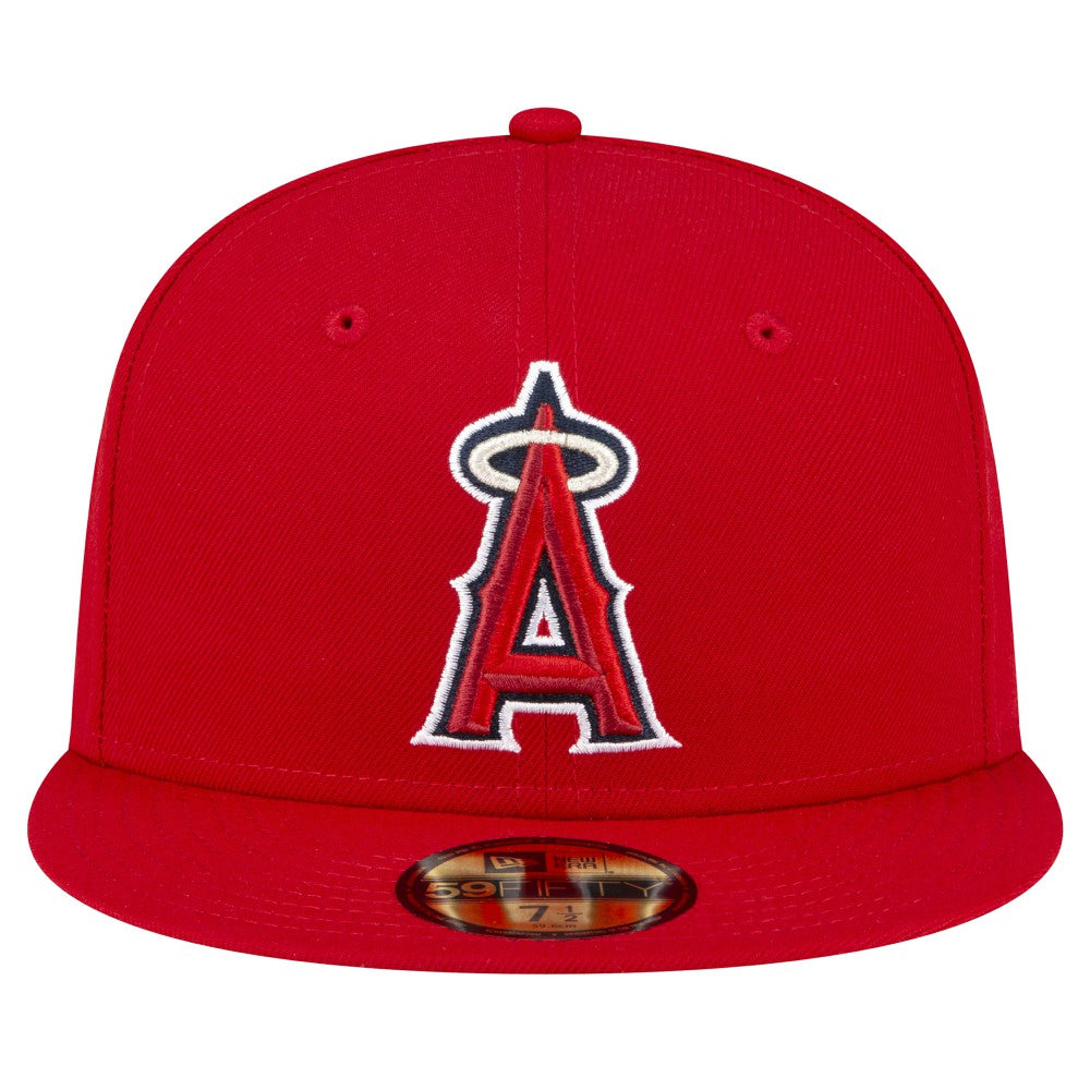 Los Angeles Angels Game Authentic Collection On Field 59FIFTY Fitted Hat - Red | New Era