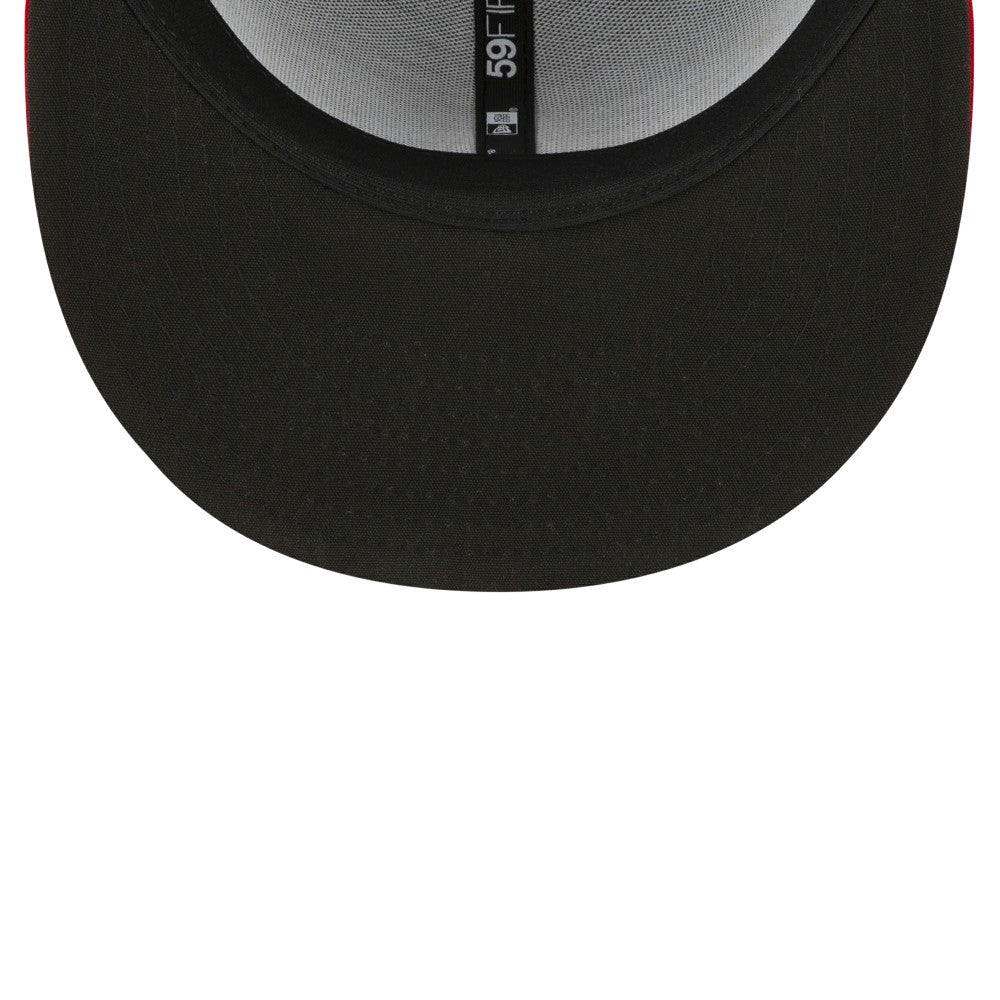 Los Angeles Angels Game Authentic Collection On Field 59FIFTY Fitted Hat - Red | New Era