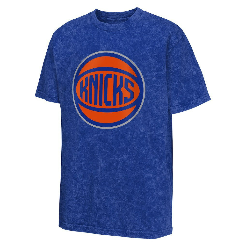 New York Knicks Youth Rugged Defense T-Shirt - Blue shop