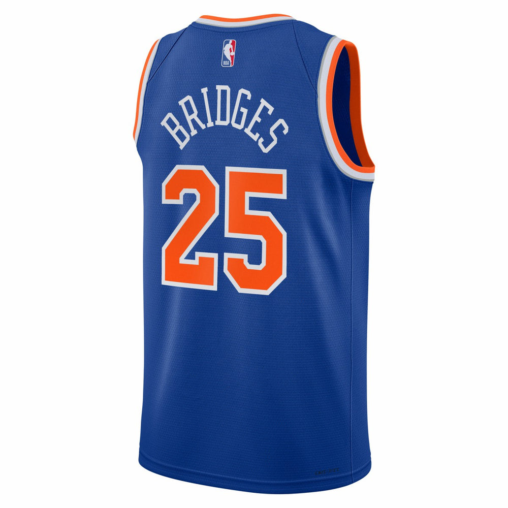 Mikal Bridges New York Knicks Youth Swingman Jersey - Icon Edition - Blue | Nike outlet