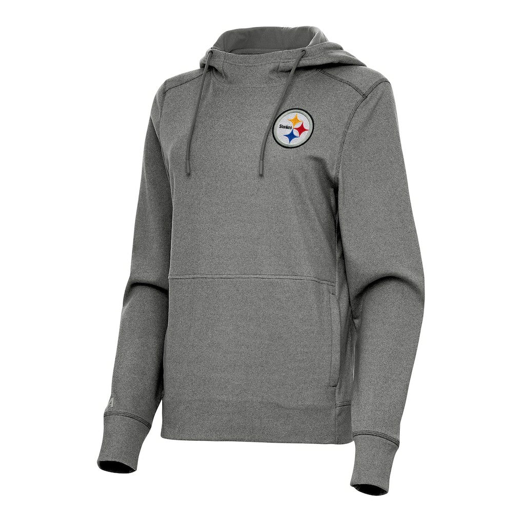NFL Pittsburgh Steelers Antigua Women's Justice Pullover Hoodie