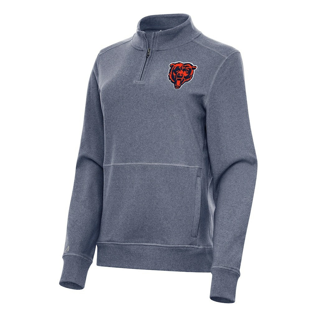 NFL Chicago Bears Antigua Women's Crush Quarter-Zip Jacket
